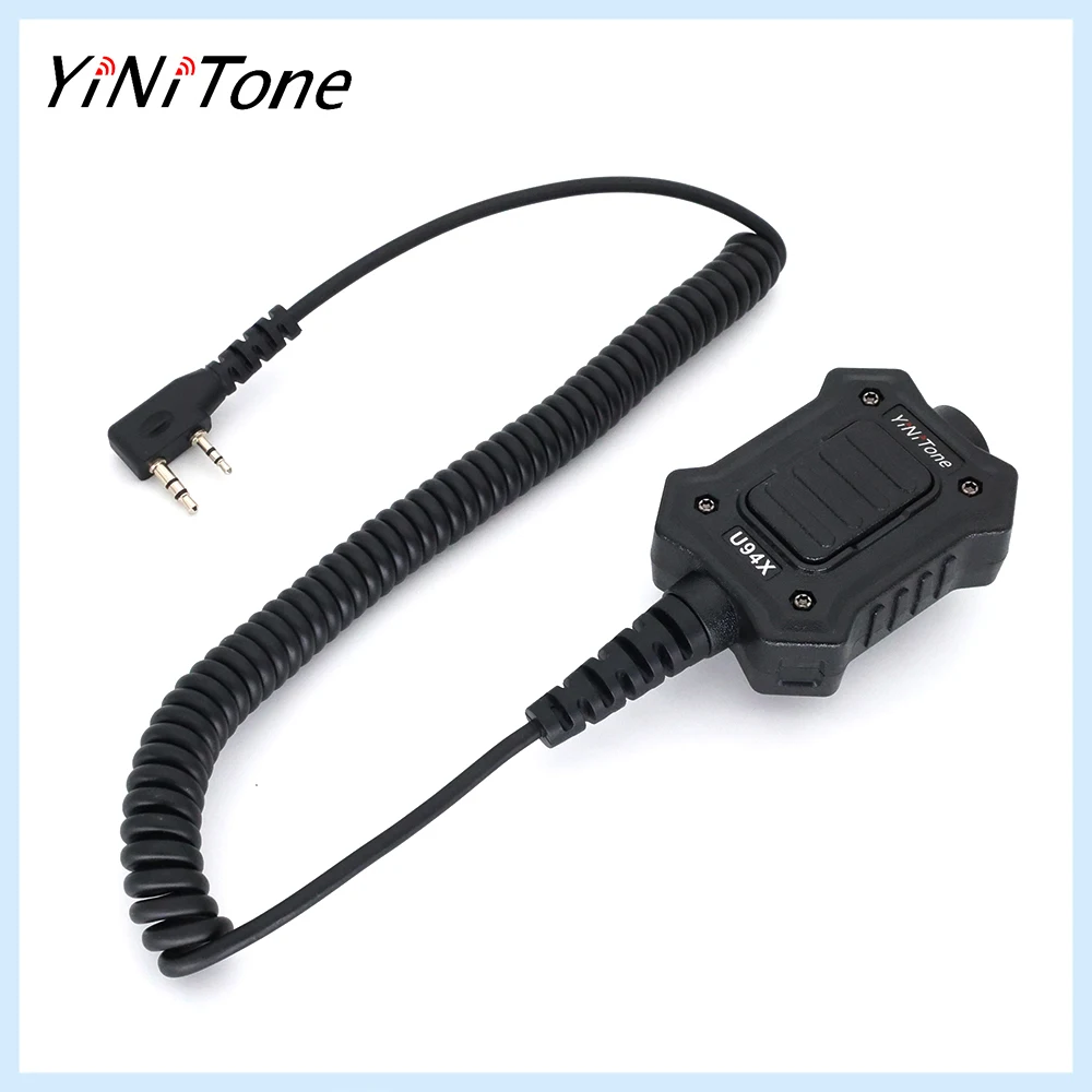 

Handheld radio walkie talkie U94X PTT Headset Adapter for Kenwood HYT TYT Baofeng UV 82 UV5R UV6R BF888S