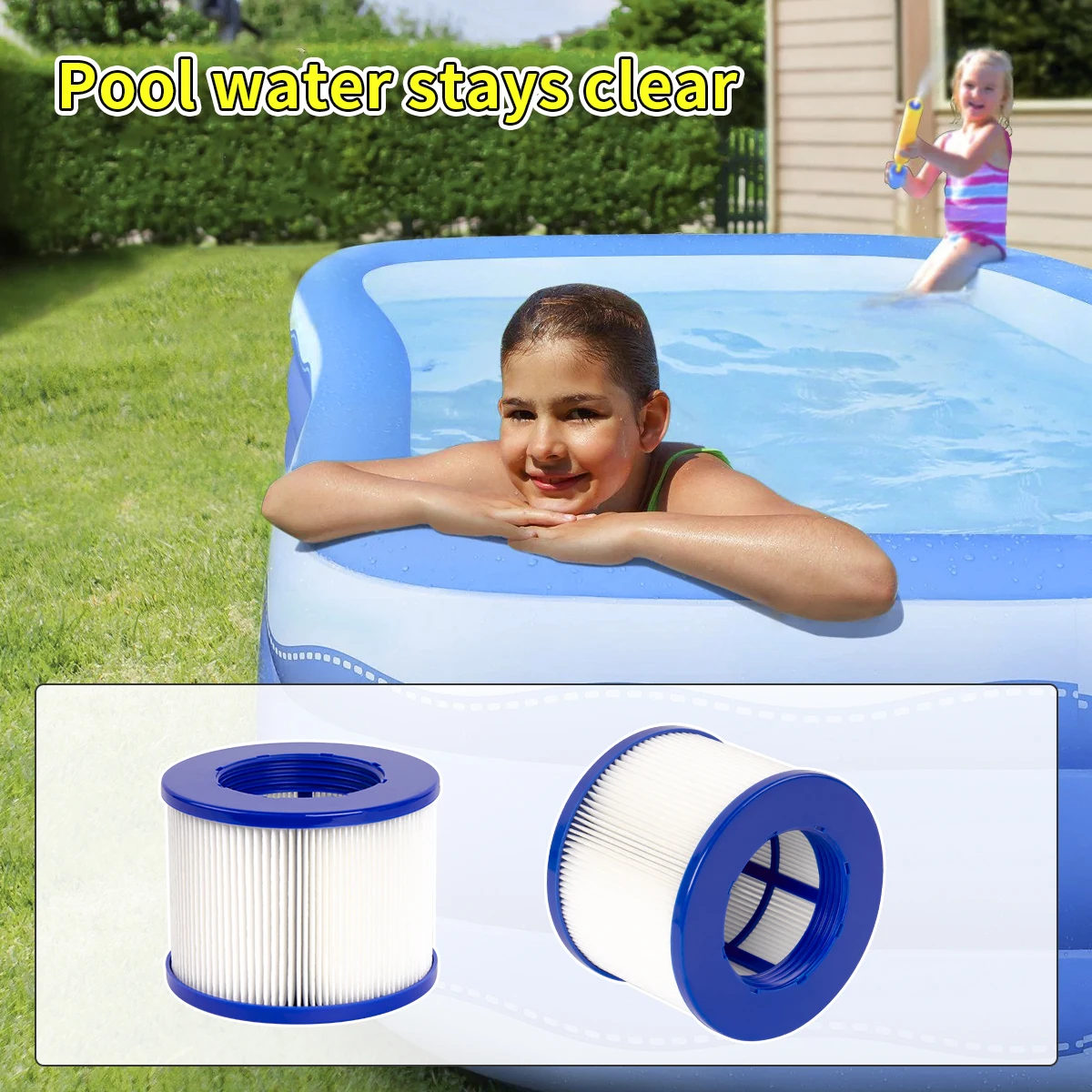 Cartucho de filtro de spa tipo VI: adecuado para GYMAX Spa, bañeras de hidromasaje, masaje/inflable/piscinas