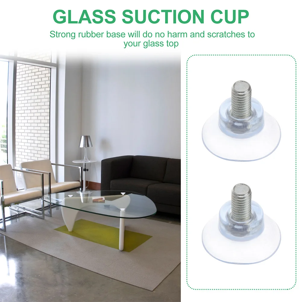 

8 Pcs Suction Cups Pvc Sucker Heavy Duty Fish Tank Window Large Strong for Glass Table Tops Furniture