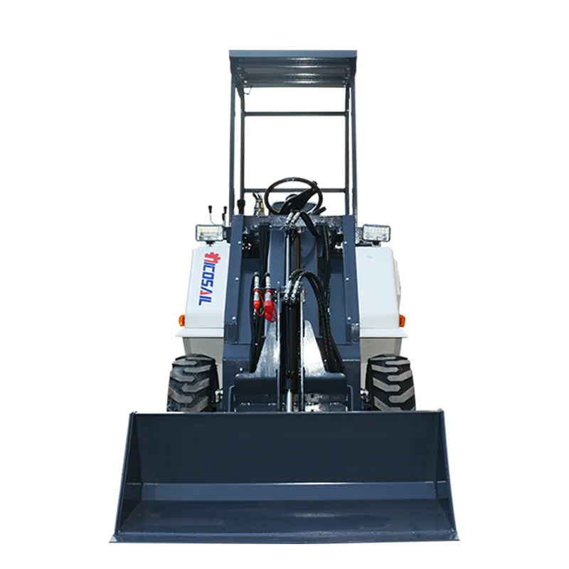 Factory direct Small loader 1-ton mini telescopic loader with CE EPA telescopic arm wheel loader