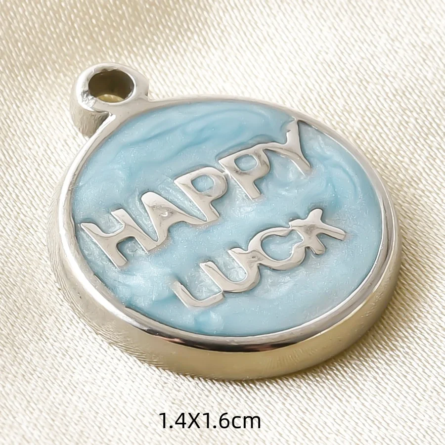 3 Stück/Set Öltropfen-Kuchen-Haartrockner Alltagsbedarf Charm Edelstahl-Anhänger für Schmuckherstellung Mädchen-Anhänger DIY Bastelbedarf – Detail 6