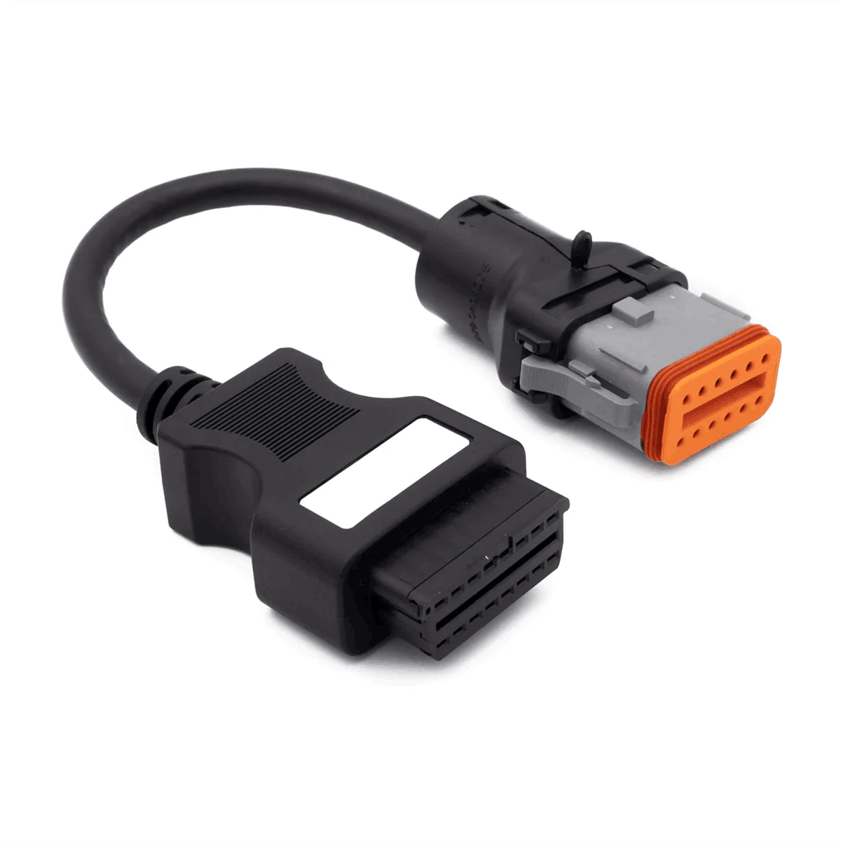 

12pin to OBDII OBD2 16pin for Kom-atsu Diagnostic Connect Cable Wire Line