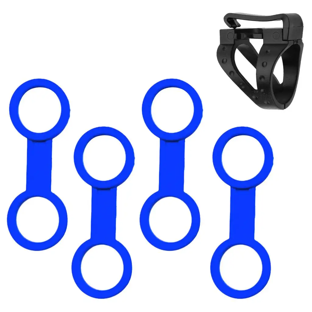 5 Parça Tüplü Dalış Dalış Şnorkel Mavi Silikon Şnorkel Maskesi Kaleci ve Plastik Ayrılabilir Klip Tutucu Ekipmanları