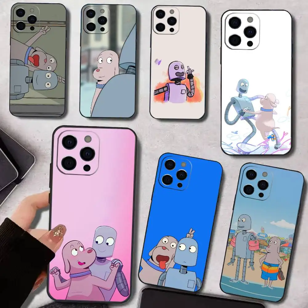 

R-RobotS M-MOVIE Dreams Phone Case For iPhone 17,16,15,14,13,12,11 Plus,Pro Max,XS,Soft Silicone Black Cover