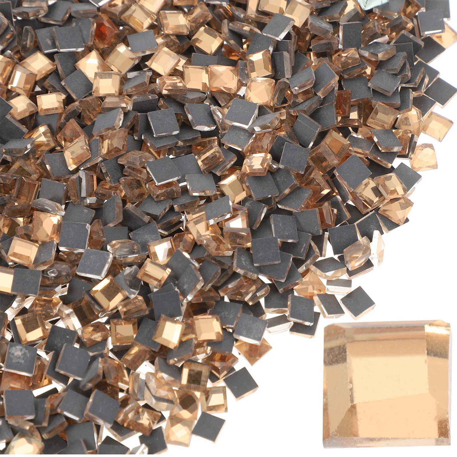 

5000 шт. стеклянная мини-мозаичная плитка, декоративные легкие прочные принадлежности для маникюра для ногтей, элегантные подарки для летней вечеринки