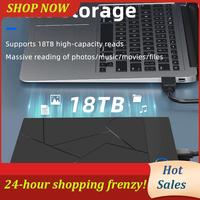 AB31-3.5 Inch HDD Enclosure USB 3.0 To SATA Hard Drive Case SSD Enclosure External Solid State Hard Drive Disk Box-US Plug Durab