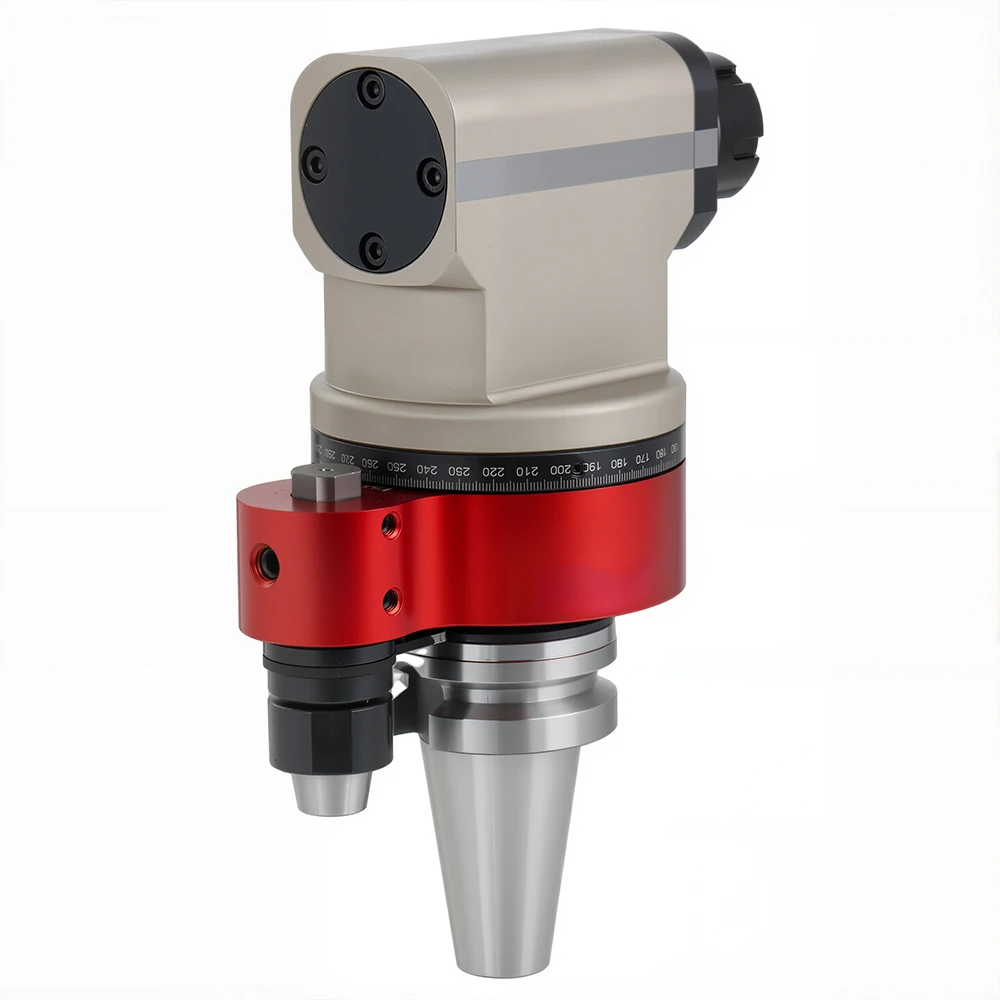 CNC Machine 90 Degree Angle Head BT30 BT40 BT50 AG90 ER16 ER25 ER32 ER40 Angle Head Right-Angle Side Milling Head