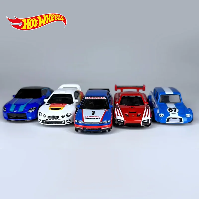 Oryginalne Hot Wheels Premium Car bulwar 1:64 chłopięce zabawki Diecast Porsche 935 Honda Accord Toyota Celica Nissan Z modele pojazdów