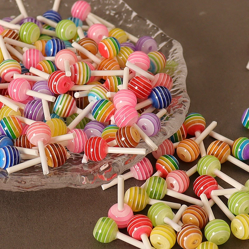 Miniature Food Play Model Shooting Props, Mini Lollipops, Colorful Candy, DIY Jewelry Accessories