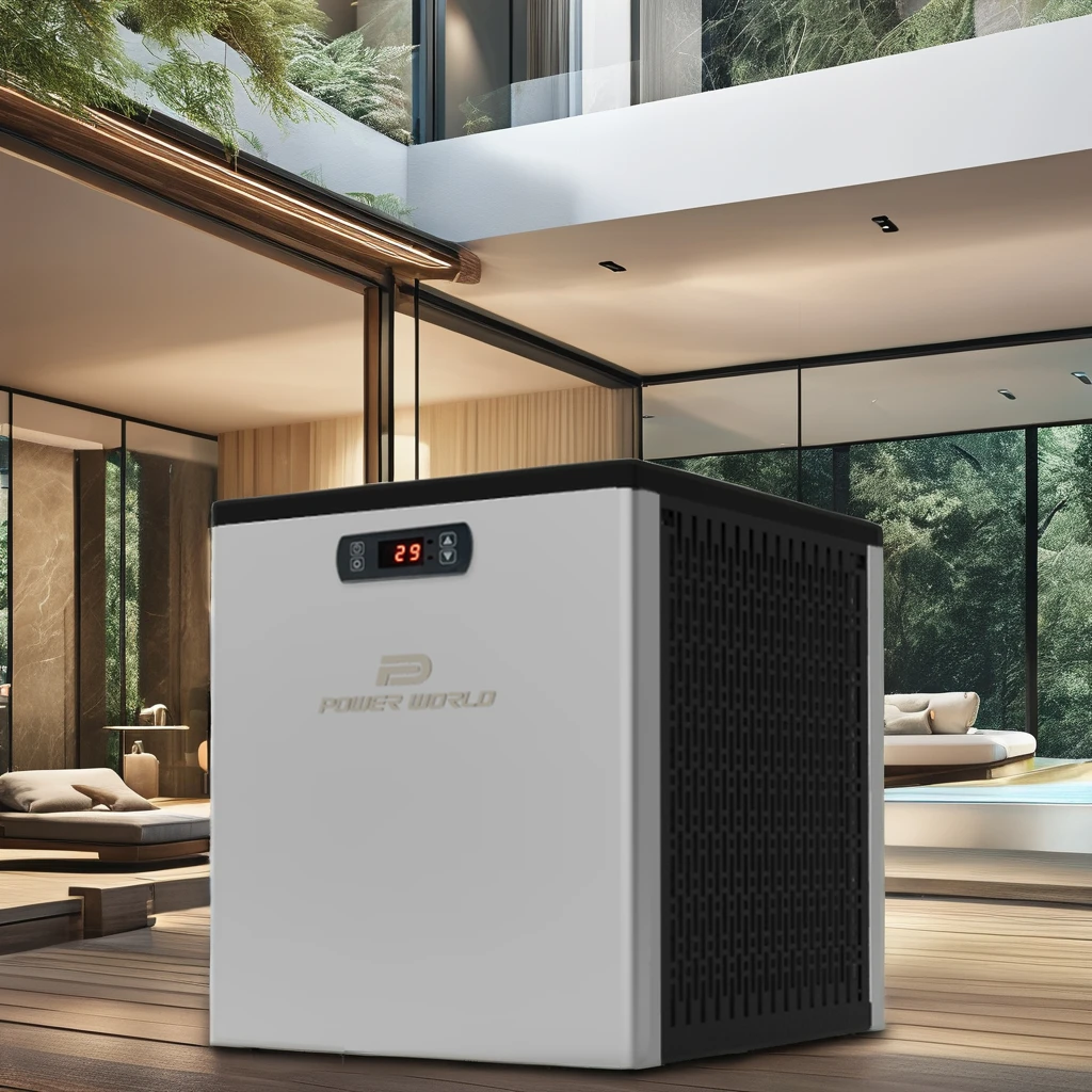 

Smart Wifi R32 Above Ground Pool Heater R32 Gas Solar Heater Titanium For Swimming Pools