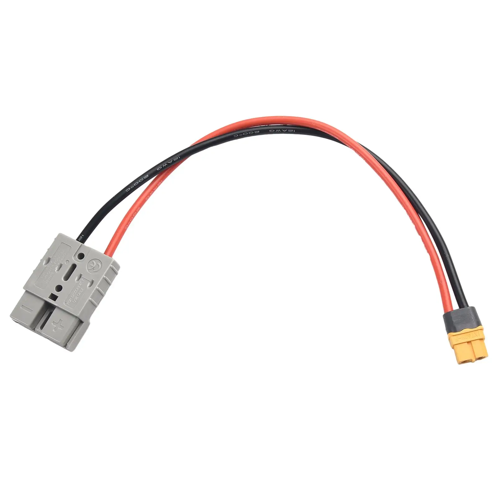 

30cm For XT60 Adapter Cable with For ANDERSON Connector 50AMP Current Rating and 600V Voltage for Portable Power Use