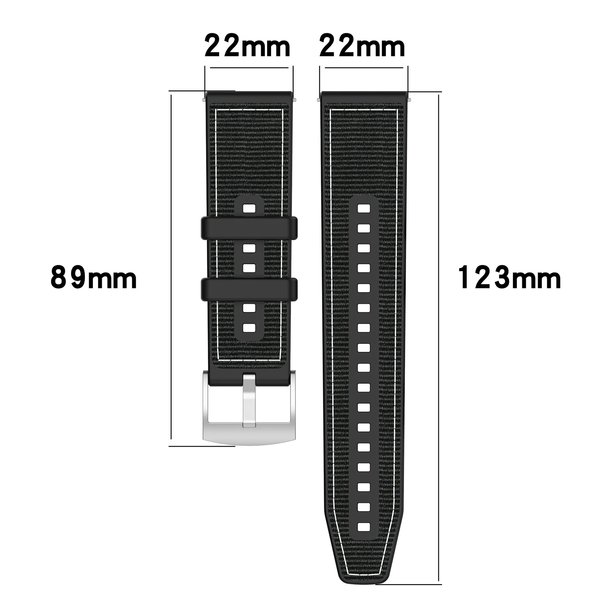 Correa de silicona compuesta de 22mm para CMF Watch Pro 2, pulsera deportiva, Correa para CMF de Nothing Watch 2 Pro, accesorios de pulsera