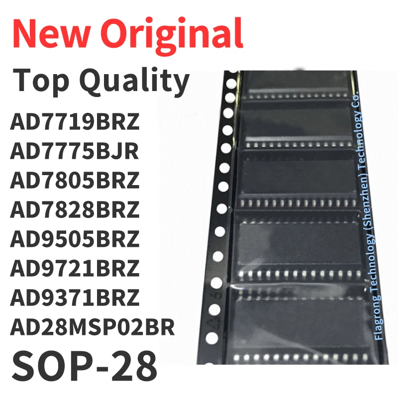 

1 Piece AD7719BRZ AD7775BJR AD7805BRZ AD7828BRZ AD9505BRZ AD9721BRZ AD9371BRZ AD28MSP02BR SOP-28 Chip IC New Original