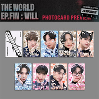 8pcs/set ATEEZ Album LOMO Card THE WORLD FIN WILL Photo Card Collection Postcard Hongjoong Seonghwa San Gift Yunho Jongho