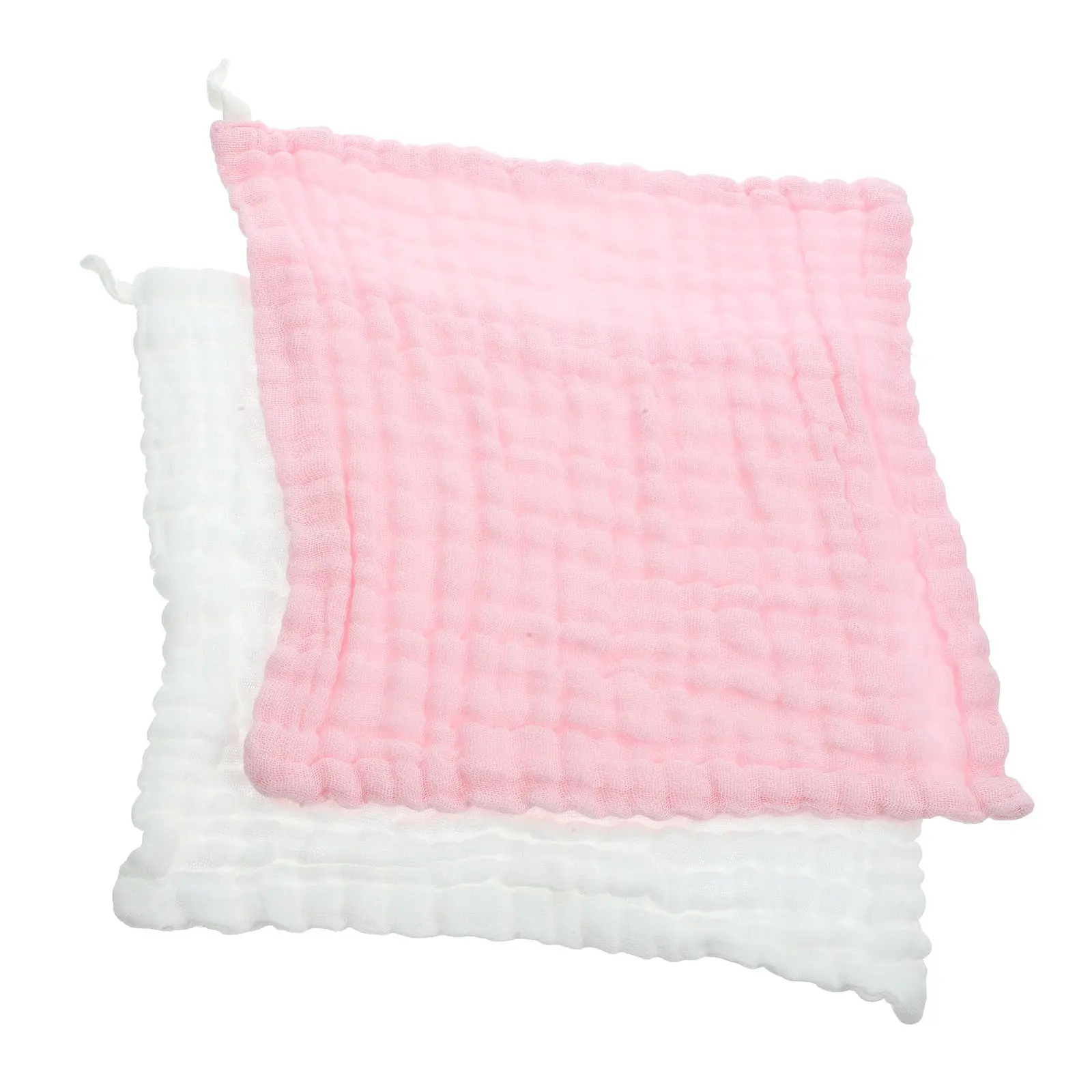 

2Pcs Baby Burp Cloth Soft Cotton Absorbent Burping Cloths Washcloth for Toddler Cotton Burp Cloths