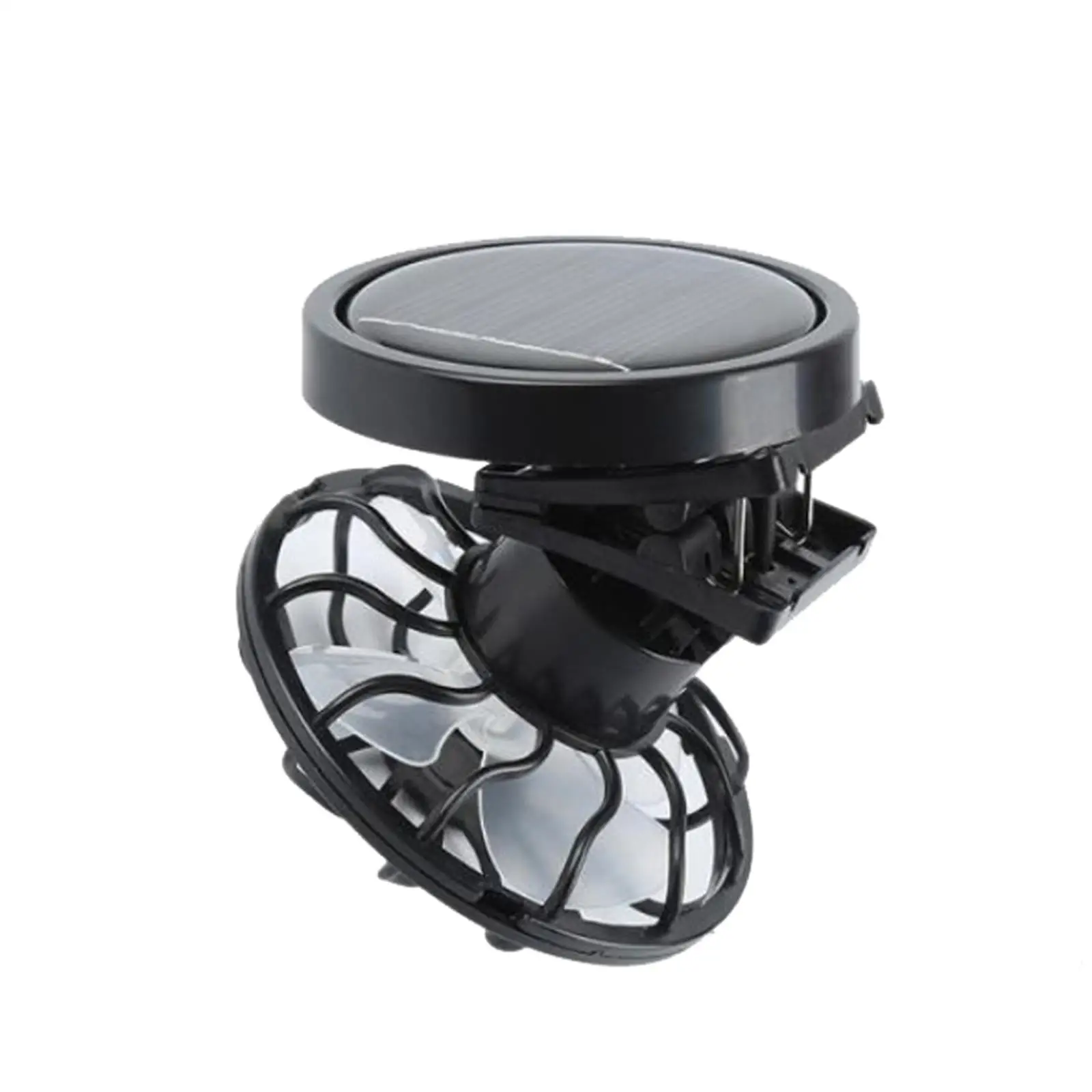 Ventilador de ar pequeno, Ventilador Solar Powered, Ventilador portátil para piquenique, Atividades ao ar livre, Montanhismo Caminhadas, Clip na tampa