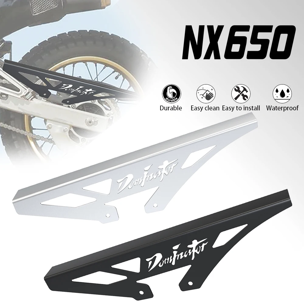 

FOR Honda NX 650 Dominator Chain Guard Cover Protector Motorcycle Accessories 1988-2000 1999 1998 1997 1996 1995 1994 1993 1992