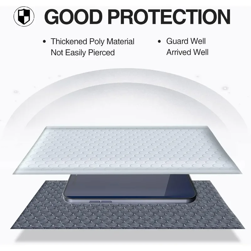 100/10PACK Bubble Envelope Bag Self Seal Adhesive Envelope Mailers Shipping Packing Bag Storage Organizer Waterproof Parcel Bags