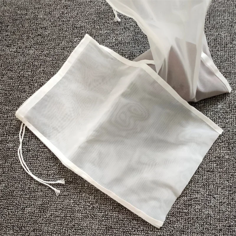 

Nut Milk Bag Reusable Almond Milk Bag Strainer Fine Mesh Nylon Cheesecloth Cold Brew Coffee Filter Beer Homebrew Mesh