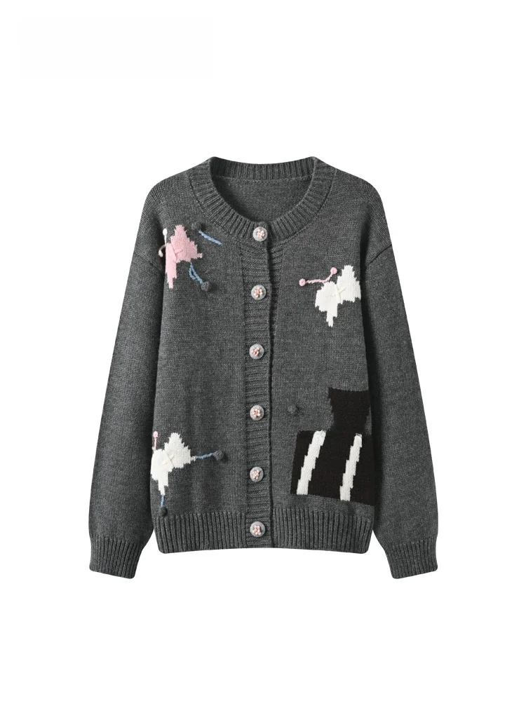 

CaraCLUB plus Size Lazy Sle Long Sve Knitted Sweater Women's Autumn Winter New Warm Slimming Casual Top for plus Size Girls
