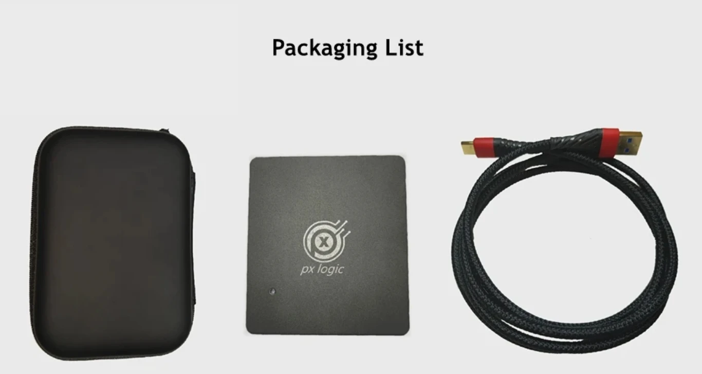 Супервысокоскоростной логический анализатор PX Logic 32 USB3.0, 1-канальный выход ШИМ, совместимый с Win/Mac/Linux
