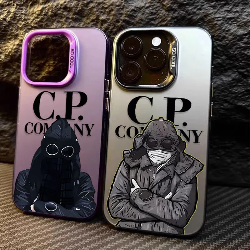 Plating Case for Samsung Galaxy S24 S23 S21 S22 Ultra Plus FE A54 A34 A24 A14 A73 A53 A33 5G Note 20 Paul Mask CP Male Back Etui