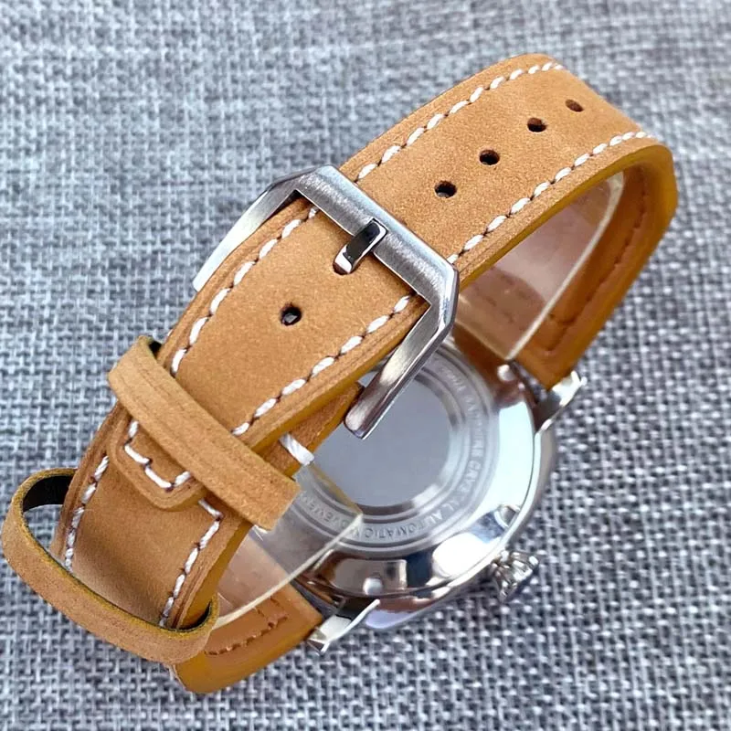 Men's Mechanical Watch NH35 Square Dial 42mm Mechanical Wristwatch Water-Resistant Sapphire Crystal 316L Stainless Steel