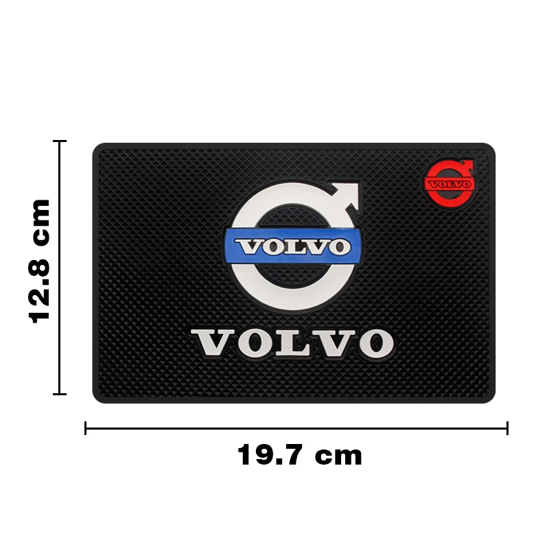 Car Dashboard Non Slip Mat Sticky Anti Slip PVC Pads Heat Resistant For Volvo XC60 XC90 S40 S60 S80 V40 V50 V60 V90 S40 S90 C40