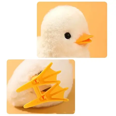 पीस प्यारा विंड अप चिक प्लश एनिमल टॉय किड्स बॉय गर्ल स्टफ्ड एनिमल्स चिक क्लॉकवर्क वॉकिंग टॉयज बच्चों के मजेदार गिफ्ट 12 best sales चिकन आलीशान - №10