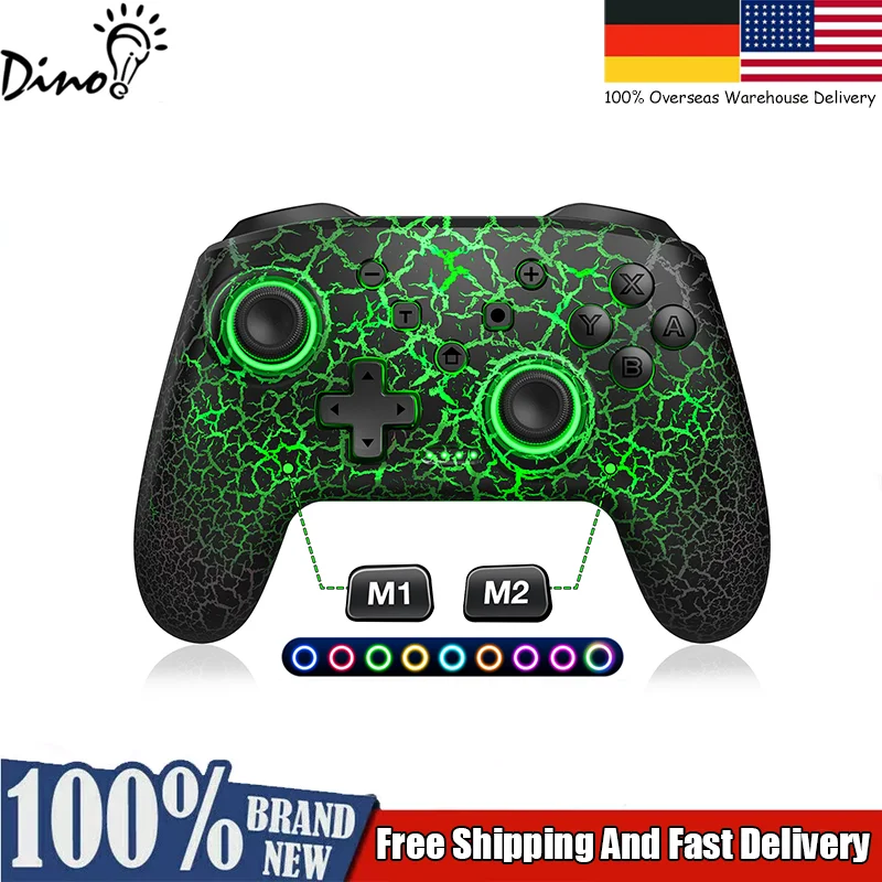 Wireless Bluetooth Controller For Nintendo Switch OLED/Lite/Android/ios Wired/Wireless Connection Pro Gamepad For PC