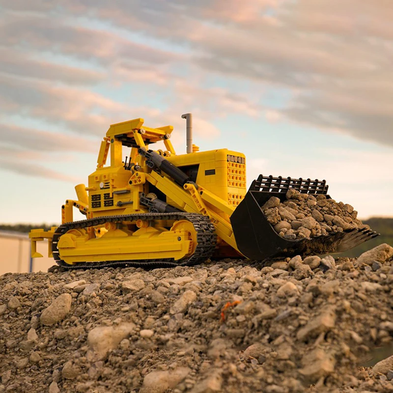 

1729pcs MOC Caterpillar RC Track Loader Technical Model Building Blocks Construction Christmas Gifts Idea Education Toys Brick