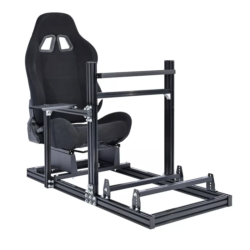 Aluminum racing rig car game driving emulator cockpit
