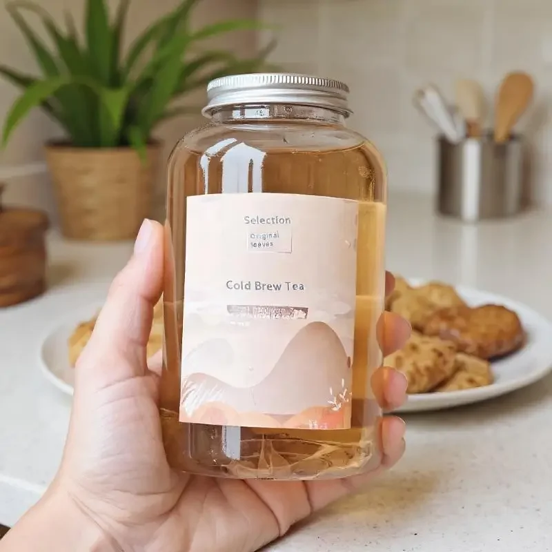 400/550/650/700/1000 مللي زجاجة شاي بلاستيكية للاستعمال مرة واحدة PET شفافة مقاومة درجات الحرارة العالية زجاجة المشروبات الباردة التجارية