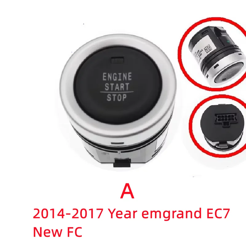 Car Ignition Button One-click Start Switch Button For Geely Emgrand 7 EC7 New FC