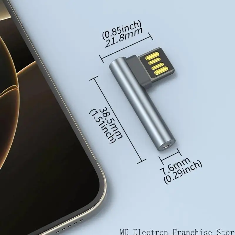 T5EA USB -Audios -Adapter USB auf 3,5 mm Audios -Adapter zum Anschließen von Kopfhörerlautsprechern mit Laptops und