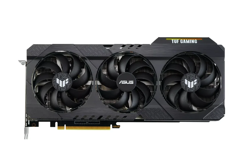 ASUS rtx 3060 GPU TUF RTX 3060TI 08G GAMING V2 8GB GDDR6 256bit بطاقة الرسومات دعم PCI-E 4.0 HDMID DP 8-pin الثلاثي المشجعين #5