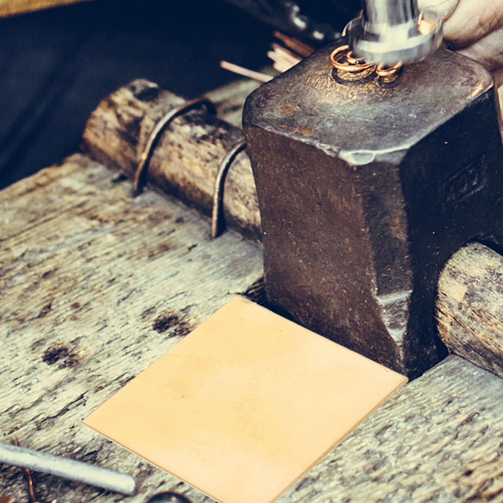 

Brass Sheet Wear-Resistant Durable Metal Plate for DIY Projects Crafting Repairs Electrical Supplies Copper Plate