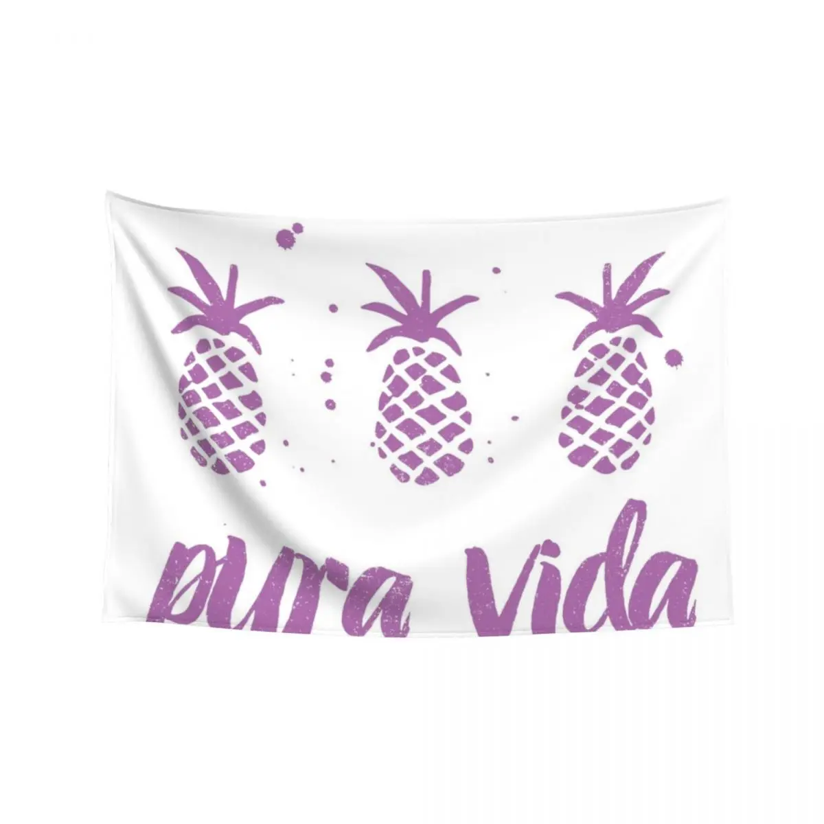 

Pura Vida Pineapples in Lavender Tapestry Room Aesthetic Decor Living Room Decoration Bedrooms Decor Tapestry