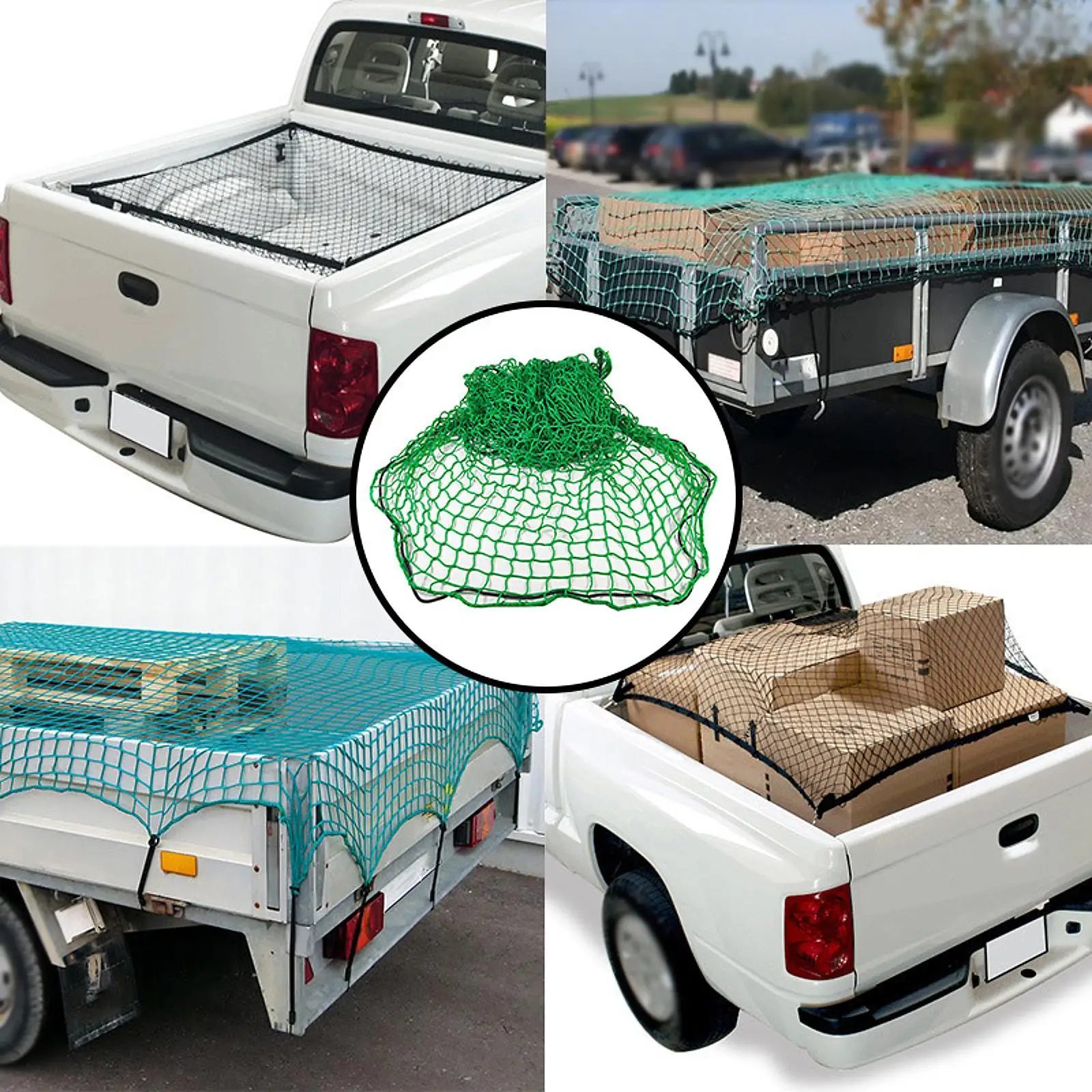 Generic Cargo Net 1.5x2.2 M Luggage Net for Truck Bed SUV Roof Rack - view 3
