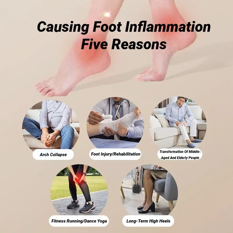 مدلك أسطوانة القدم اليوغا اللفافة الأخمصية المنزل اللياقة البدنية لوحة ضغط الأصابع العضلات العميقة الاسترخاء تدليك مريح