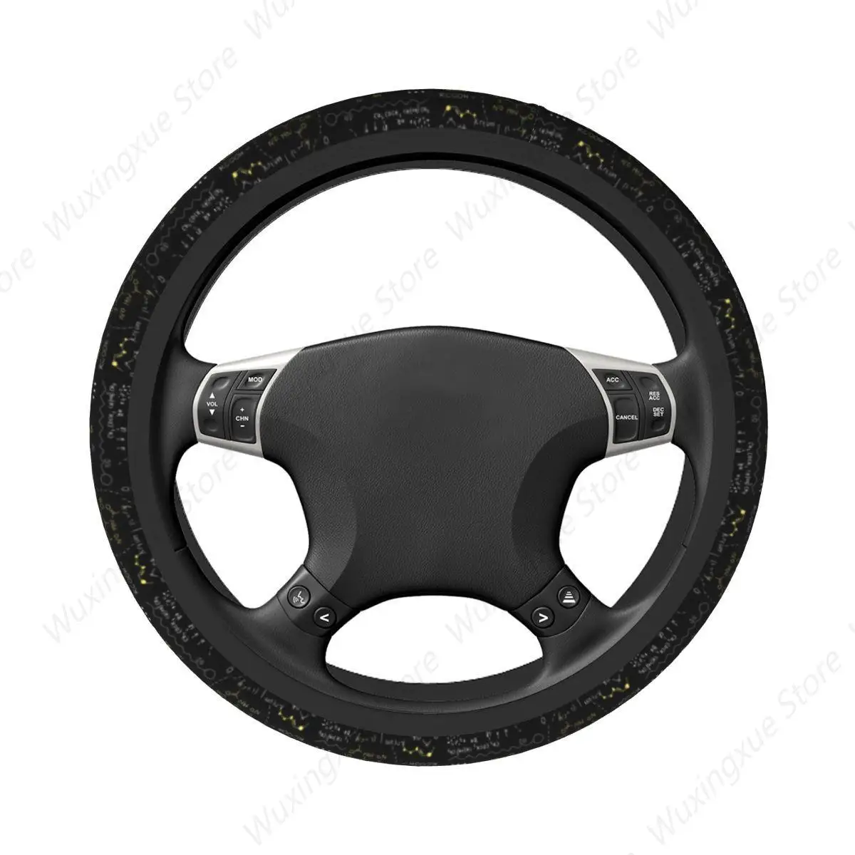 Chemistry Element Science School Car Steering Wheel Cover Universal Steering Wheel Protective Cover Car-styling Car Accessories