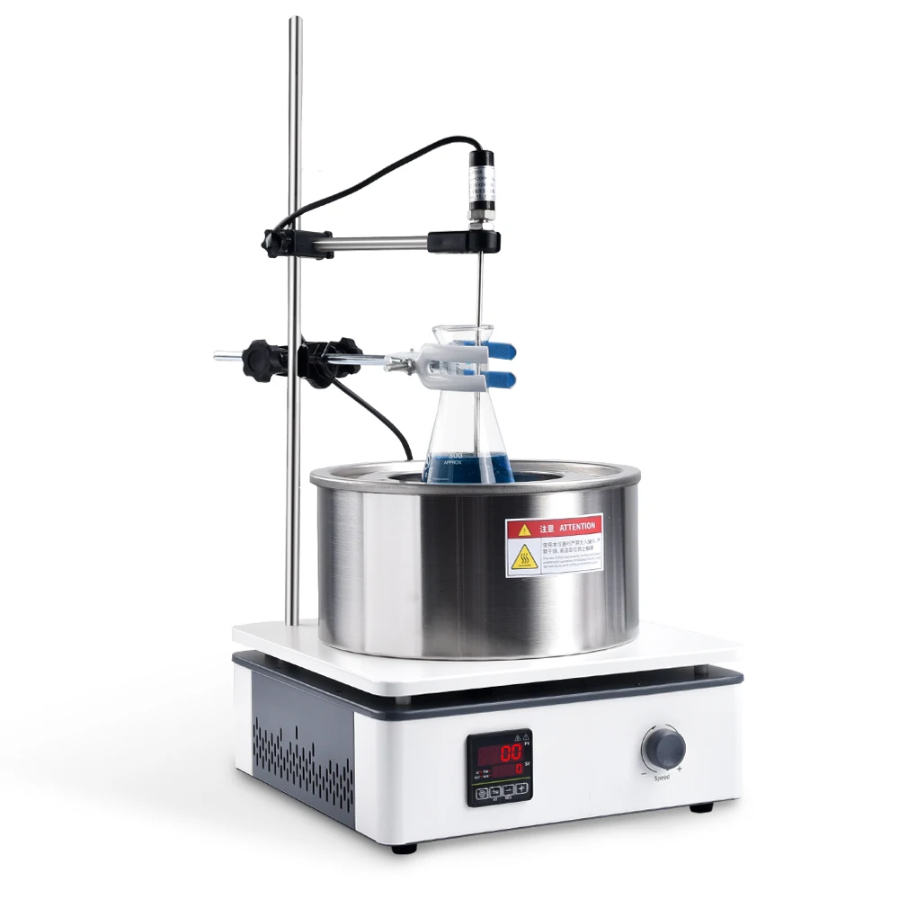 

Lab Instrument LED Digital Display 0-2800rpm Speed Range Laboratory Heat Collection Magnetic Stirrer