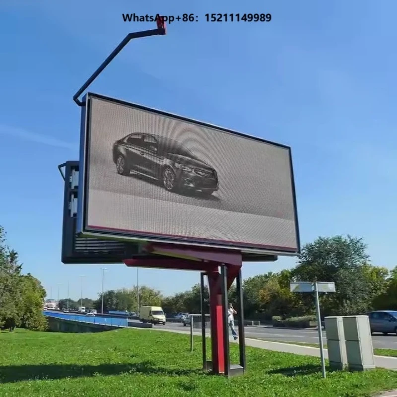 Outdoor Waterproof LED Advertising Screen with Support for Retail Store & Shopping Mall High Brightness