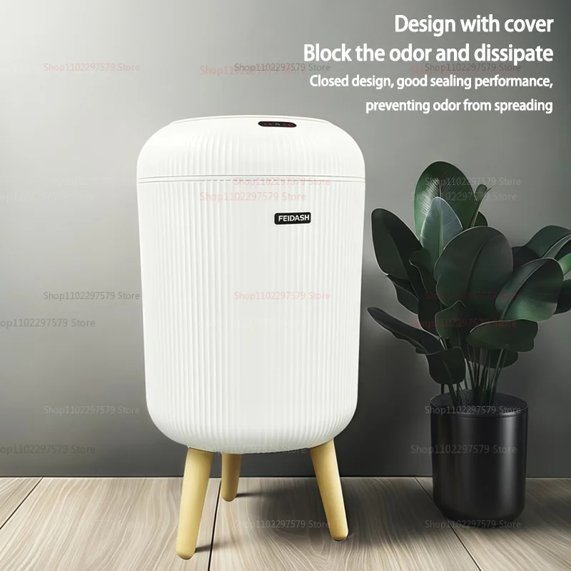 التلقائي سلة المهملات الذكية الصغيرة البلاستيك سلة المهملات الكهربائية مقاوم للماء المطبخ الحمام إعادة تدوير بن المدمجة الاستشعار سلة النفايات