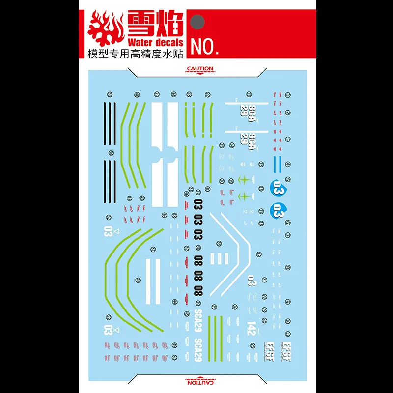 High Precision Fluorescent Waterslide Decal for HG GTO 1/144 GM Cannon with Rocket Bazooka Hobby DIY Detail Modified Accessories