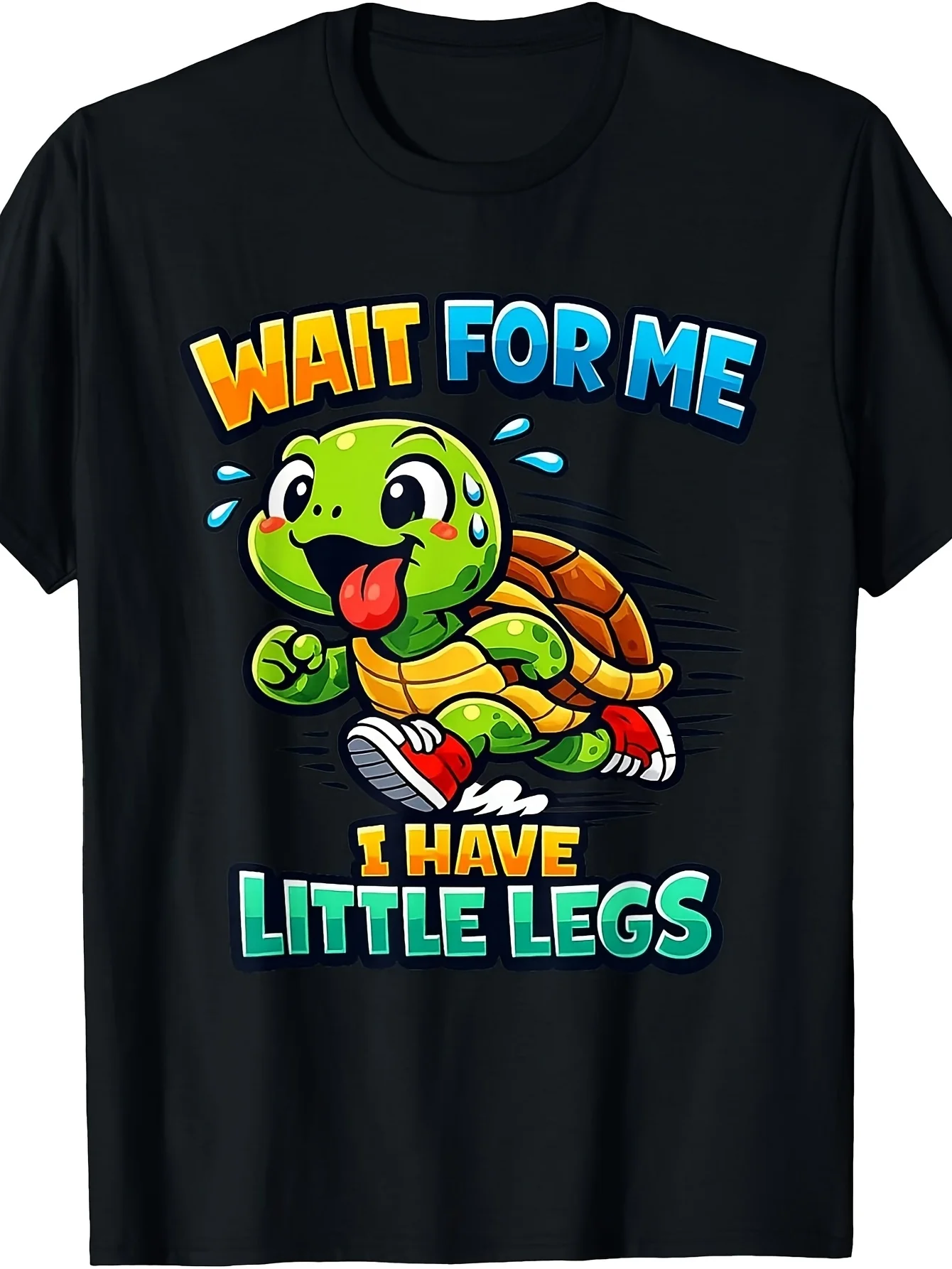 Wait for Me I Have Little Legs Funny Memes TShirt Parties Beach & Sports Outdoor Clothing | All-Season Casual Wear, PLUS SIZE