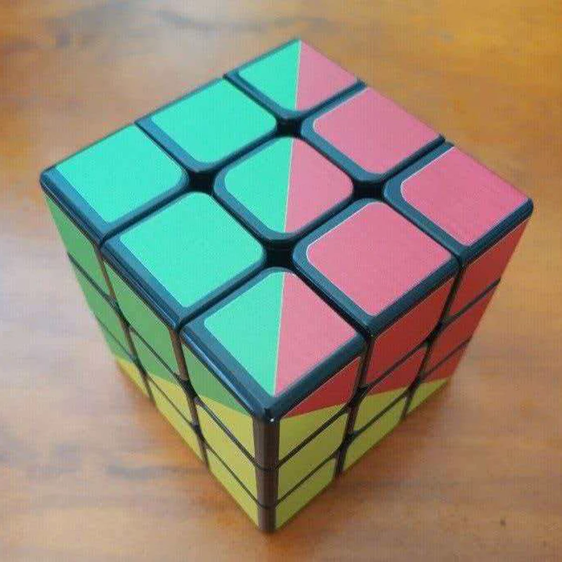 Rainbow Speed Cube 3x3x3 Problem Solving Quiet Fidget Toys IQ Challenge Gifts For Kids Teens Juguetes Antiestrés Autismo