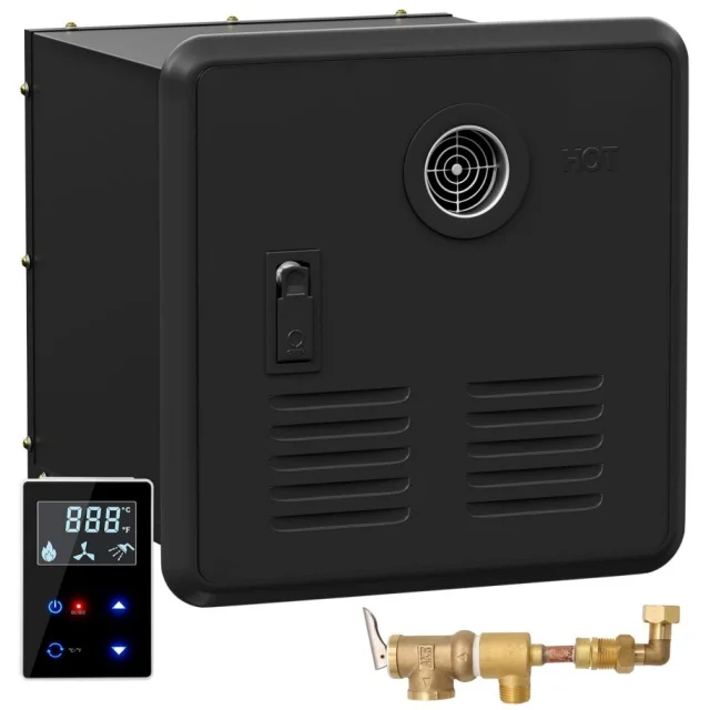 Smart Home Appliance Wall-Mounted RV Gas Water Heater With Stainless Steel Housing Tankless For Caravan RV