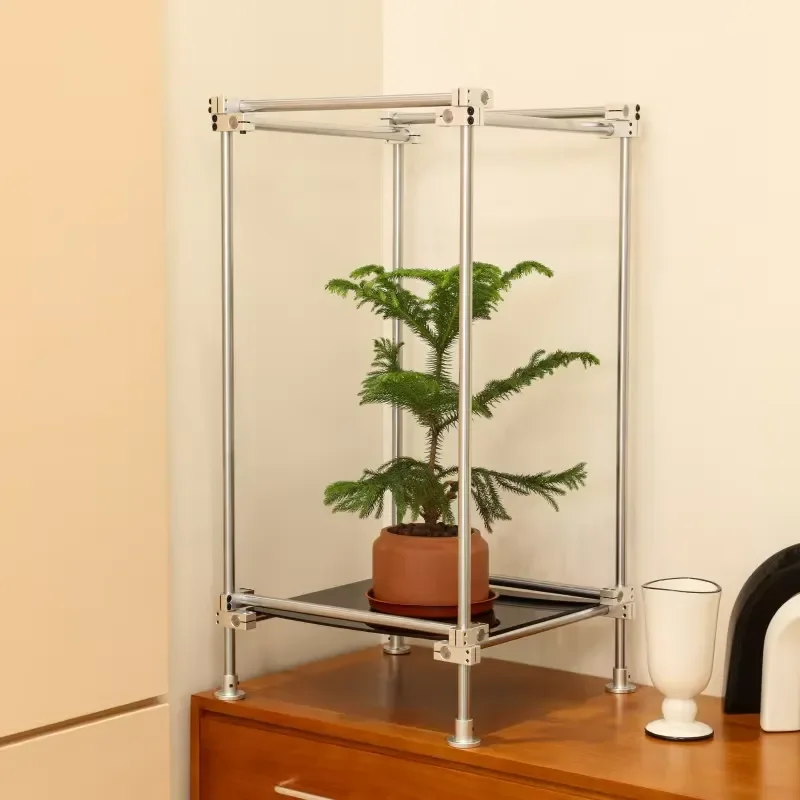 Custom Acrylic Display Stand for Art Storage and Green Plant Light Boutique Optical Axis Furniture DIY Home Decoration Stand