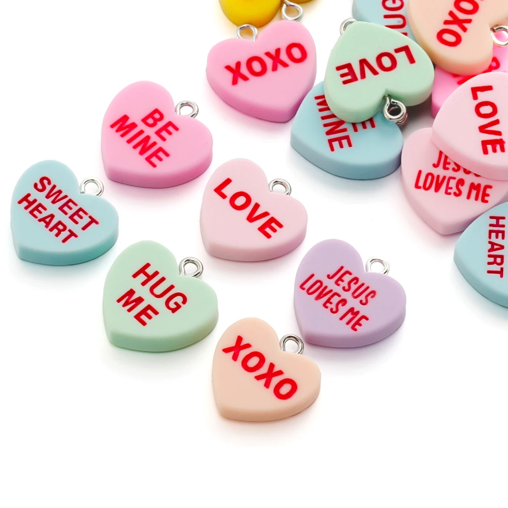Подвески из смолы с буквами и словами MISS YOU XOXO HUG ME JESUS LOVES ME Подвеска для серег, ожерелья, брелка, изготовление ювелирных изделий своими руками